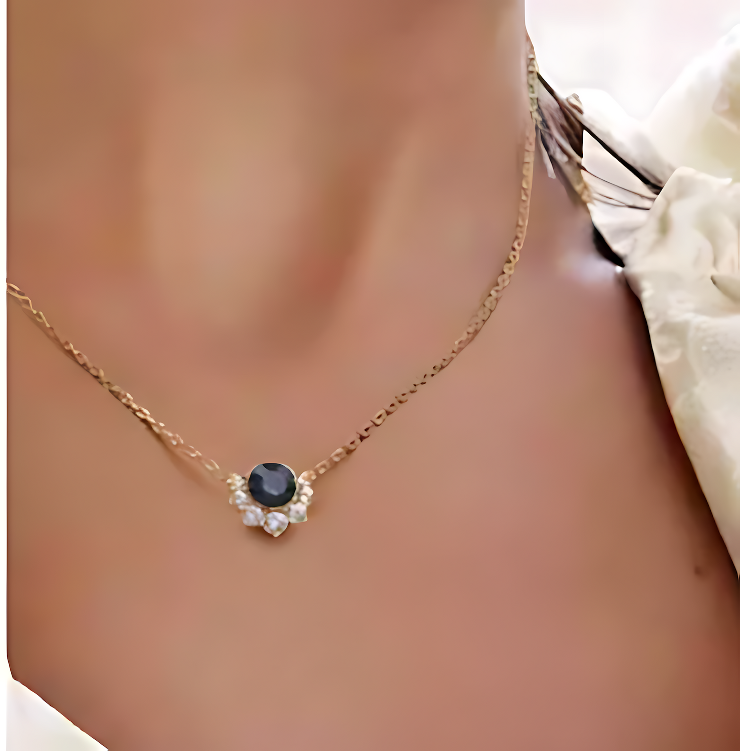 Set Earrings and Necklace Lorea 24k Gold-Plated,Exclusive Collection