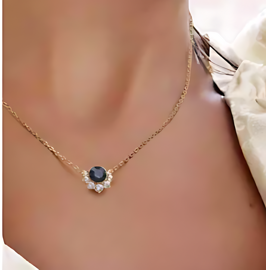 Set Earrings and Necklace Lorea 24k Gold-Plated,Exclusive Collection